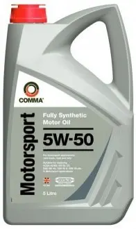 Масло для двигателя COMMA MOTORSPORT5W505L Купить в Украине