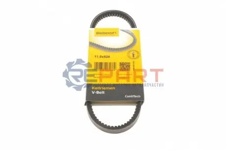 Ремінь генератора Audi A4/A6/VW Passat 1.8T 96-00 (11x528) Contitech 110X528LD