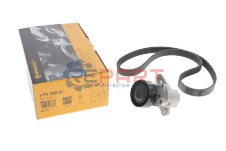 Комплект ременя генератора VW Golf 1.2/1.4TSI 12-/Skoda Octavia 1.2-1.6 12- (6PK1003) Contitech 6PK1005K1 Купити в Україні