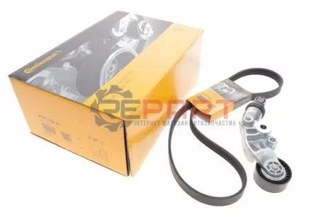 Комплект поліклинового ременя (із натягувачем) MAZDA 3, 6, CX-5 2.2D 04.12 Contitech 6PK1190K1 Купити в Україні
