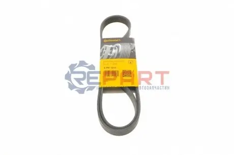 Ремінь генератора Fiat Scudo 2.0 Multijet Contitech 6PK1217 Купити в Україні