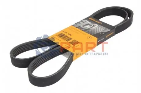 Поліклиновий ремінь  CITROEN C4 AIRCROSS MITSUBISHI ASX, LANCER VIII PEUGEOT 4008 1.8D 05.10 Contitech 6PK1486 Купити в Україні