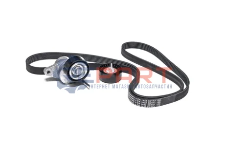 Комплект ременя генератора Dacia Duster/Renault Laguna II 1.4/1.6 16V 04- (6PK1823) Contitech 6PK1822EXTRAK1 Купити в Україні