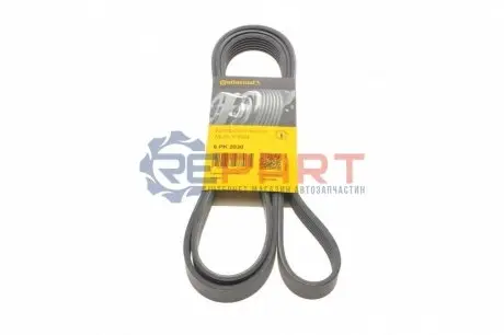 Фото Ремінь генератора MB Sprinter OM601/602 (PS) Contitech (6PK2030) зображення 1