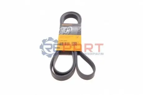 Поліклиновий ремінь MERCEDES V (638/2), VITO (W638) CADILLAC DEVILLE, SEVILLE CHRYSLER 300C, LE BARON, VOYAGER II DODGE CHALLENGER, CHARGER, DAYTONA, MAGNUM FORD COUGAR 2.0-6.1 09.89 Contitech 6PK2077 Купити в Україні
