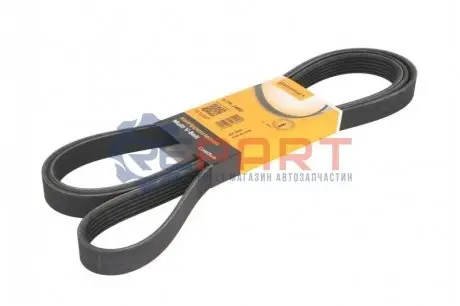 Фото 1 — Ремінь генератора MB E-class (W124/W211)/S-class (W140/W220) 4.2-5.5 91-06 Contitech (6PK2460) Фото Ремінь генератора MB E-class (W124/W211)/S-class (W140/W220) 4.2-5.5 91-06 Contitech (6PK2460) зображення 1