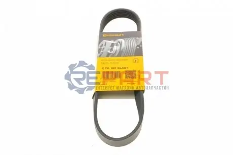 Фото Ремінь генератора MB Sprinter 3.0CDI 07- (+AC) Contitech (6PK691ELAST) зображення 1