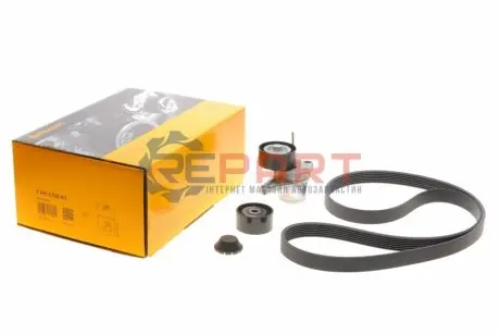 Комплект ременя генератора Renault Megane II/III 2.0 dCi 05- (7PK1705) Contitech 7PK1705K1 Купити в Україні
