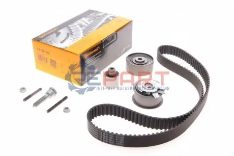 Комплект ГРМ (ремінь + ролик) AUDI A3, A4 B7 MITSUBISHI OUTLANDER II SEAT ALTEA, ALTEA XL, LEON, TOLEDO III SKODA OCTAVIA II, SUPERB II VW GOLF PLUS V, GOLF V, JETTA III 2.0D/2.2D 02.03-07.15 Contitech CT1051K2 Купити в Україні