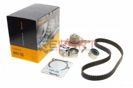 Фото Комплект ГРМ + помпа Hyundai Accent/Santa Fe/Kia Sportage 1.5D/2.0D 01- (28x123z) Contitech (CT1099WP2) зображення 1