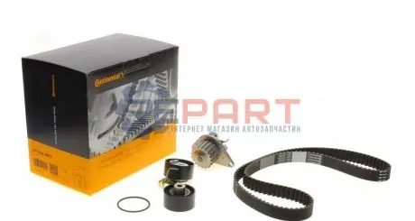 Фото Комплект ГРМ + помпа Citroen C4/Peugeot 307 1.4 16V 03- (25x135z) Contitech (CT1101WP1) зображення 1