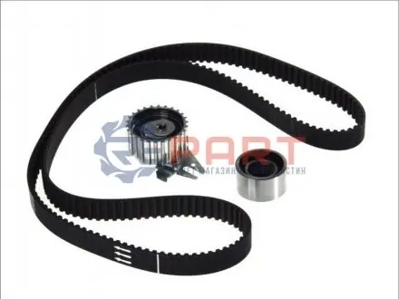 Комплект ГРМ (ремінь + ролик) ALFA ROMEO 147, 159, 166, BRERA, GT, SPIDER FIAT CROMA, DOBLO, DUCATO, FREEMONT JEEP RENEGADE LANCIA THESIS OPEL ASTRA J, INSIGNIA A 1.9D/2.0D/2.4D 11.03 Contitech CT1105K2 Купити в Україні