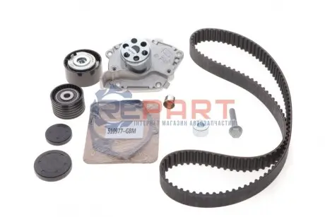 Фото 1 — Комплект ГРМ + помпа Renault Clio III/Megane II/III/Scenic II/Trafic 2.0 16V 01- (27x126z) Contitech (CT1130WP2) Фото Комплект ГРМ + помпа Renault Clio III/Megane II/III/Scenic II/Trafic 2.0 16V 01- (27x126z) Contitech (CT1130WP2) зображення 1