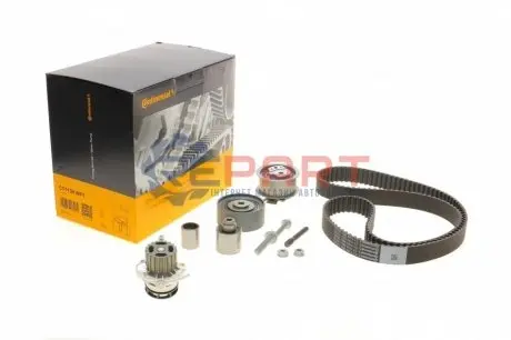 Фото Комплект ГРМ + помпа Audi A4/TT/Skoda Octavia/Superb//VW Golf V/Passat/Passat B6 2.0TDI 05-(30x160z) Contitech (CT1134WP1) зображення 1