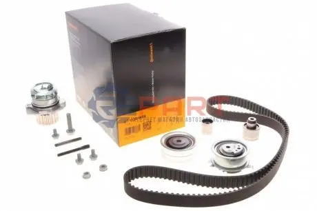 Комплект ГРМ + помпа VW Caddy 1.6TDI-2.0TDI 09- (160х25) Contitech CT1139WP6 Купити в Україні