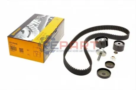 Фото Комплект ГРМ + помпа Renault Kangoo/Dacia Logan/Sandero 1.4/1.6 16v 01- Contitech (CT1179K3) зображення 1