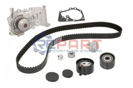 Фото Комплект ГРМ + помпа Renault Kangoo/Logan/Sandero 1.4/1.6 16V 00- (27.4x132z) Contitech (CT1179WP3) зображення 1