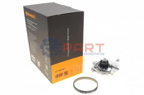 Фото Помпа води VW Tiguan/Touran 1.8/2.0TSI 16- (+ ремень) Contitech (CT1195WP1) зображення 1