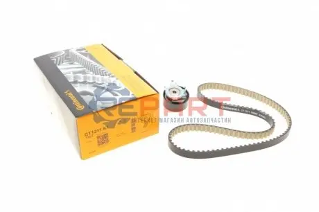 Комплект ГРМ (ремінь + ролик) FORD B-MAX, C-MAX II, ECOSPORT, FIESTA VI, FIESTA VII, FOCUS III, FOCUS IV, GRAND C-MAX, MONDEO V, TOURNEO CONNECT V408 NADWOZIE WIELKO 1.0-2.0 02.12 Contitech CT1211K1 Купити в Україні
