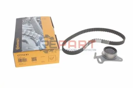 Комплект ГРМ Mitsubishi Pajero I/II/L200/L300 2.3/2.5D/TD 86-07 (25.4x163z/19x83z) Contitech CT714K1 Купити в Україні