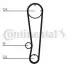 Комплект ГРМ (ремінь + ролик) HYUNDAI ACCENT, ACCENT I, LANTRA II, PONY, S MITSUBISHI COLT III 1.3/1.5 04.88-10.00 Contitech (CT738K2) зображення 2