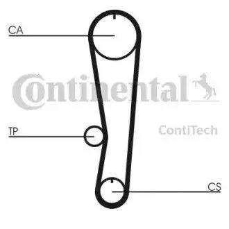 Комплект ГРМ (ремінь + ролик) SUZUKI BALENO, GRAND VITARA I, SWIFT II, VITARA, X-90 1.6 11.89-07.03 Contitech CT757K1