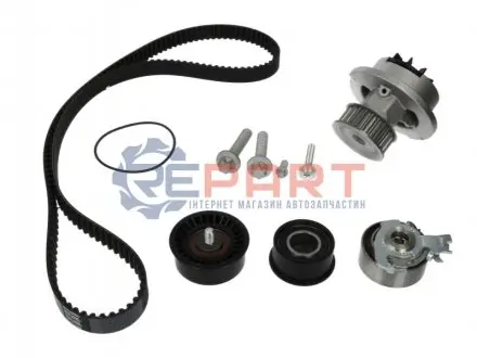 Комплект ГРМ (ремінь + ролик + водяний насос) OPEL ASTRA F, ASTRA F CLASSIC, CORSA B, TIGRA, VECTRA B 1.4/1.6 03.93-01.05 Contitech CT873WP4