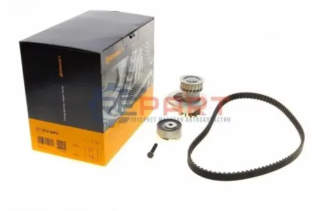 Фото Комплект ГРМ + помпа Chevrolet Aveo/Kalos/Daewoo Lanos/Nexia 1.3-1.5 95- (17x111z) Contitech (CT874WP5) зображення 1