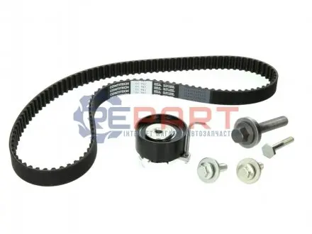 Комплект ГРМ (ремінь + ролик) VOLVO C30, S40 II, V50 FORD B-MAX, C-MAX, C-MAX II, ECOSPORT, FIESTA, FIESTA V, FIESTA VI, FOCUS C-MAX, FOCUS II, FOCUS III, FUSION, GRAND C-MAX 1.2-1.6LPG 11.01 Contitech CT881K5 Купити в Україні