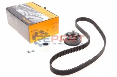 Комплект ГРМ (ремінь + ролик) AUDI A3, A4 B5, A6 C5, TT SEAT ALHAMBRA, CORDOBA, IBIZA II, LEON, TOLEDO II SKODA OCTAVIA I VW BORA, BORA I, GOLF IV, NEW BEETLE, SHARAN 1.8 01.95-12.10 Contitech CT909K2 Купити в Україні