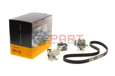 Комплект ГРМ (ремінь + ролик + водяний насос) AUDI A3, A4 B5, A6 C5, TT SEAT ALHAMBRA, CORDOBA, IBIZA II, LEON, TOLEDO II SKODA OCTAVIA I VW BORA, BORA I, GOLF IV, NEW BEETLE 1.8 01.95-12.10 Contitech CT909WP1 Купити в Україні