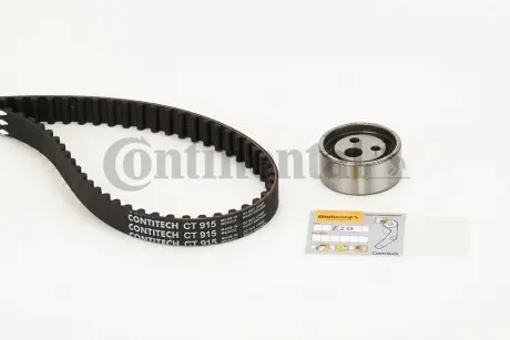 Комплект ГРМ (ремінь + ролик) NISSAN KUBISTAR RENAULT CLIO I, CLIO II, KANGOO, KANGOO EXPRESS, TWINGO I, TWINGO II 1.0/1.2/1.2LPG 01.96 Contitech CT915K1
