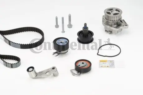 Комплект ГРМ (ремінь + ролик + водяний насос) SEAT LEON, TOLEDO II VW BORA, BORA I, GOLF IV, LUPO I, POLO III 1.4 04.96-06.06 Contitech CT957WP4