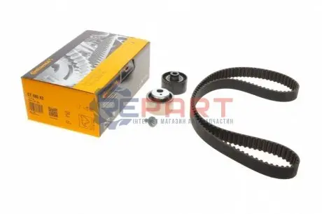 Комплект ГРМ (ремінь + ролик) CITROEN BERLINGO, C15, JUMPY I, XSARA FIAT SCUDO PEUGEOT 206, 306, EXPERT, PARTNER, PARTNER ORIGIN TOYOTA COROLLA 1.9D 06.96-12.15 Contitech CT986K2 Купити в Україні