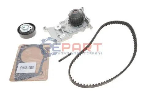 Фото Комплект ГРМ + помпа Renault Kangoo/Logan I/Dacia Dokker 1.4/1.6 04- (17.3x96z) Contitech (CT988WP3) зображення 1