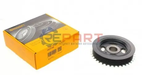 Фото 1 — Шків колінвалу Ford Mondeo 1.8/2.0i 00-15/Galaxy 2.0i 06-15/S-Max 2.0i 06-14/Fiesta 2.0i 05-08 (6PK) Contitech (VD1138) Фото Шків колінвалу Ford Mondeo 1.8/2.0i 00-15/Galaxy 2.0i 06-15/S-Max 2.0i 06-14/Fiesta 2.0i 05-08 (6PK) Contitech (VD1138) зображення 1