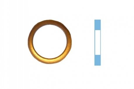 Уплотняющее кольцо, резьбовая пр. CORTECO 005542S (фото 1)