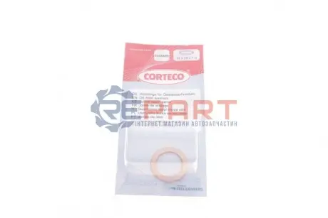 Шайба болта зливу оливи Fiat Doblo 10-/Ducato 06-/ Opel Astra 04-15 (18x26x1.5) CORTECO 005569S Купити в Україні
