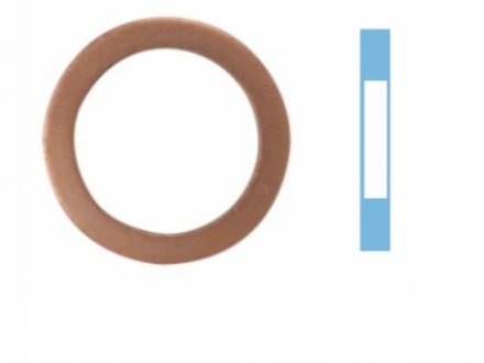 Уплотняющее кольцо, резьбовая пр. CORTECO 005660S (фото 1)
