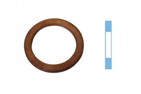 Уплотняющее кольцо, резьбовая пр. CORTECO 005666H (фото 1)