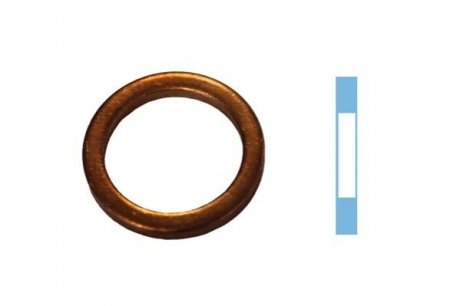 Уплотняющее кольцо, резьбовая пр. CORTECO 005783S