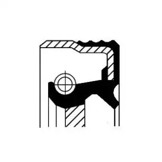 Ущільнювальне кільце вала, сервонасос CORTECO 01020304B Купити в Україні