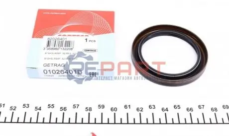 Сальник хвостовика КПП Ford Transit 2.4DI (52x68x8) CORTECO 01026401B Купити в Україні