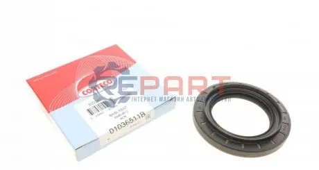 Сальник дифференціала VW Touareg 2.5-6.0 02-18/Alfa Romeo 159 1.9-3.2 05-11 (50x8/80x12mm) CORTECO 01036511B Купити в Україні