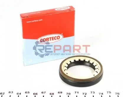 Сальник півосі Citroen Berlingo/Peugeot Partner/Fiat Scudo 1.9D (40x58x11.3) CORTECO 07015496B Купити в Україні
