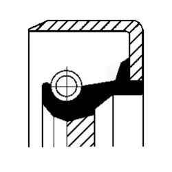 Ущільнювальне кільце вала, коробка передач CORTECO 12011445B Купити в Україні