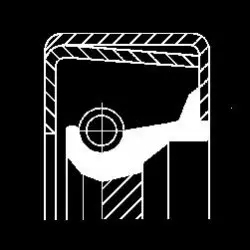 Ущільнювальне кільце вала, коробка передач CORTECO 12014346B Купити в Україні