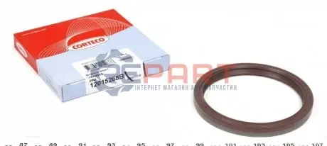 Фото Сальник колінвалу (задній) Fiat Doblo 1.2 00- (74x88x8) CORTECO (12015268B) зображення 1