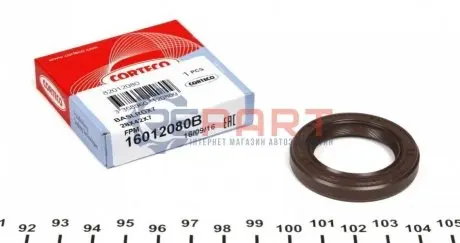 Сальник розподільного валу Renault Master 2.5dCi (28x42x7) CORTECO 16012080B Купити в Україні