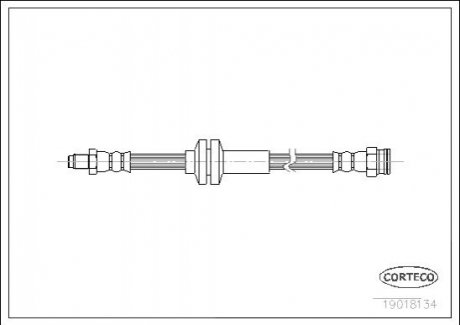 Тормозной шланг CORTECO 19018134 (фото 1)